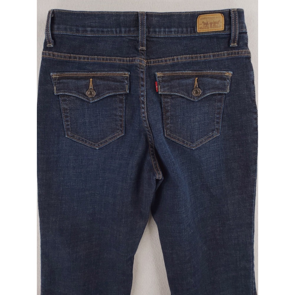 Levis 512 Jeans Womens 8 Short Perfectly Slimming Bootcut Flap Pocket Stretch - Picture 5 of 14